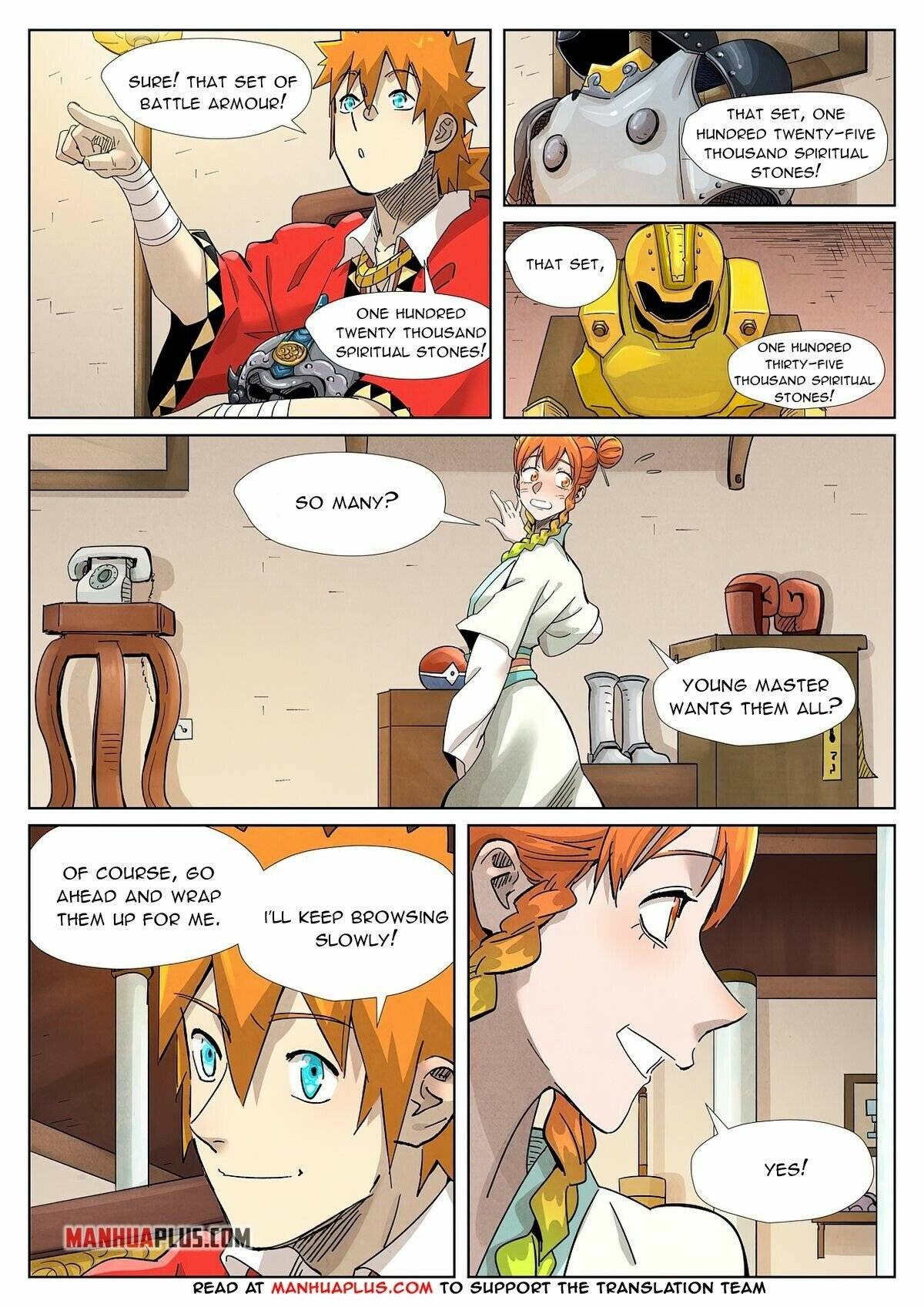 Tales of Demons and Gods chapter 368.1 page 1