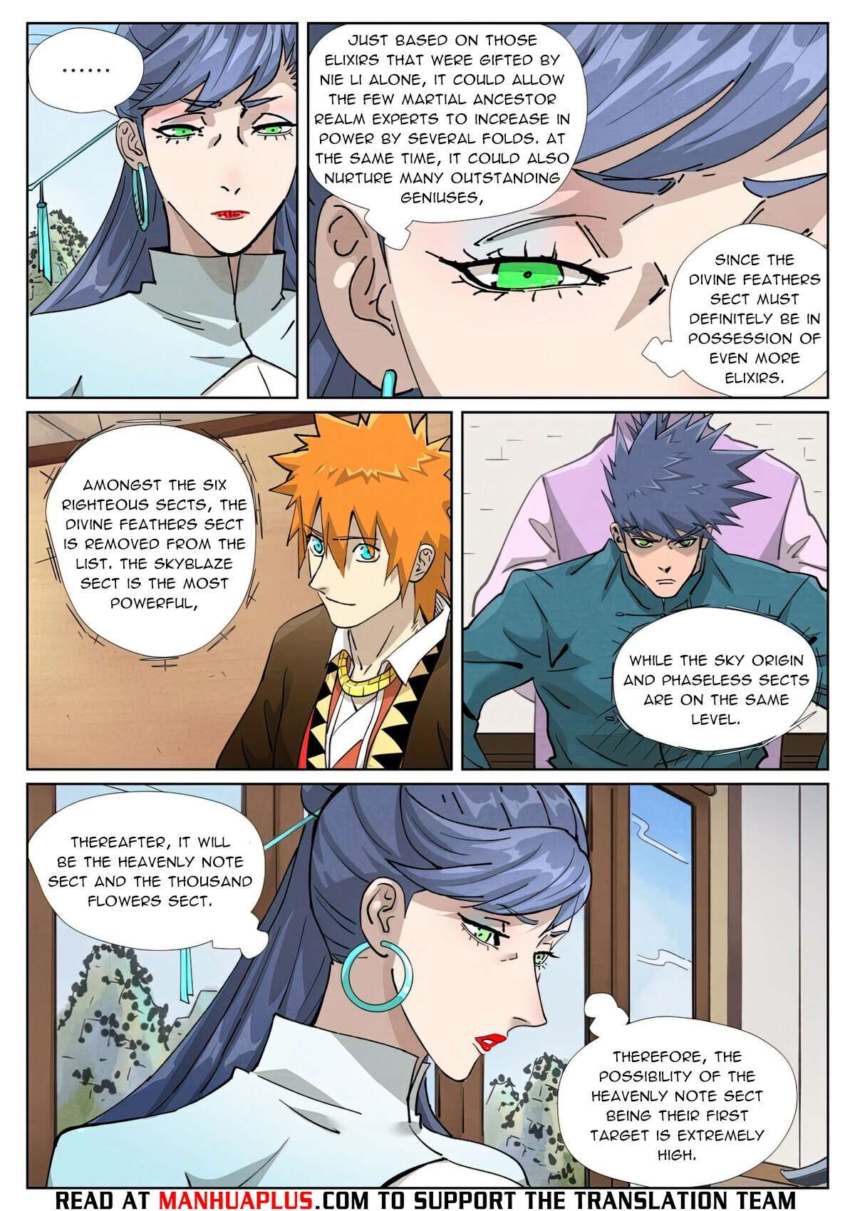 Tales of Demons and Gods chapter 435.6 page 8