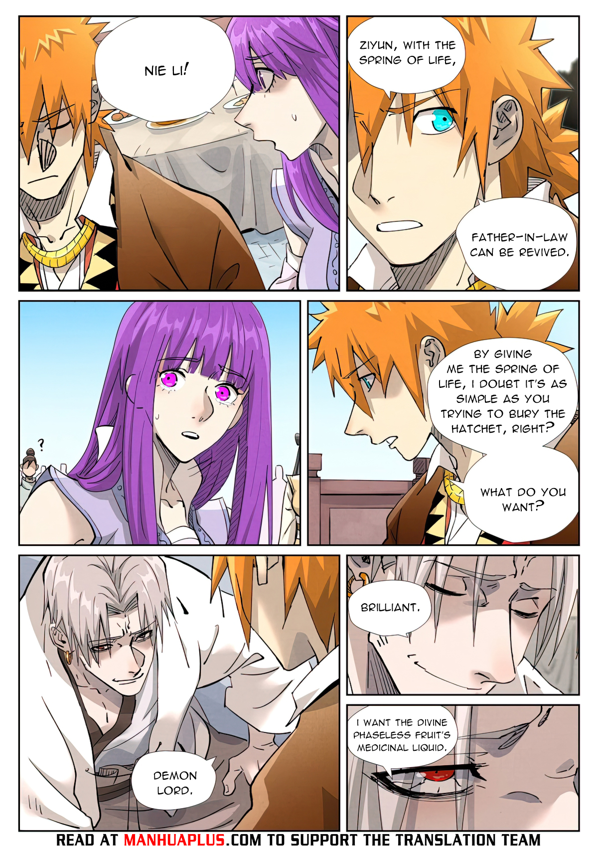 Tales of Demons and Gods chapter 447.6 page 7