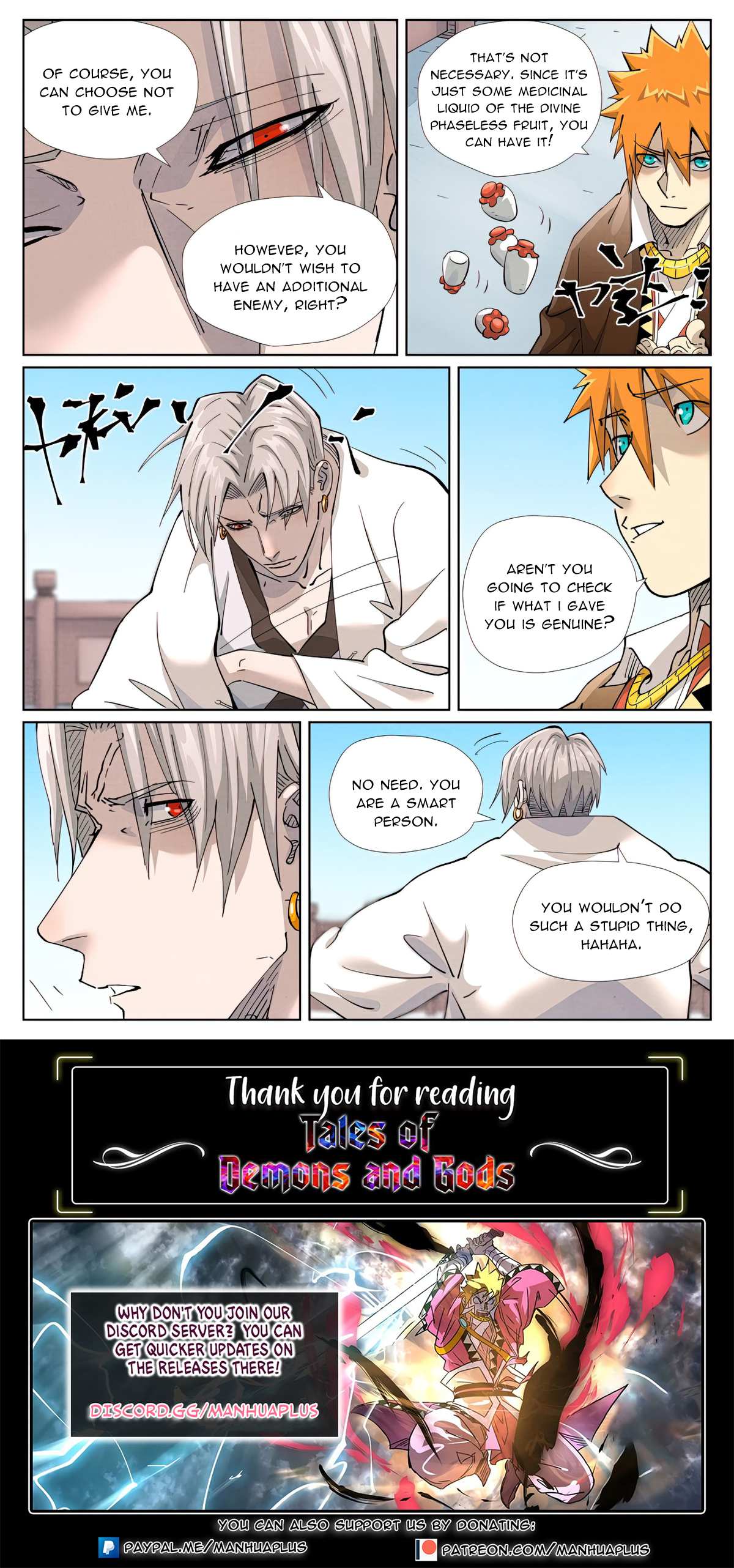 Tales of Demons and Gods chapter 447.6 page 9