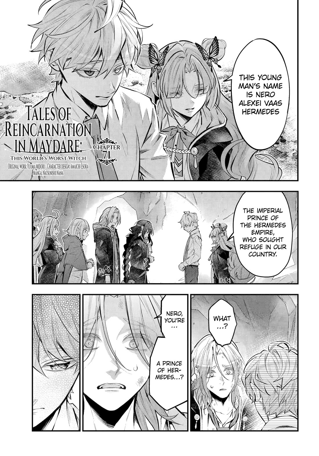 Tales of Reincarnation in Maydare - The World's Worst Witch chapter 71 page 1