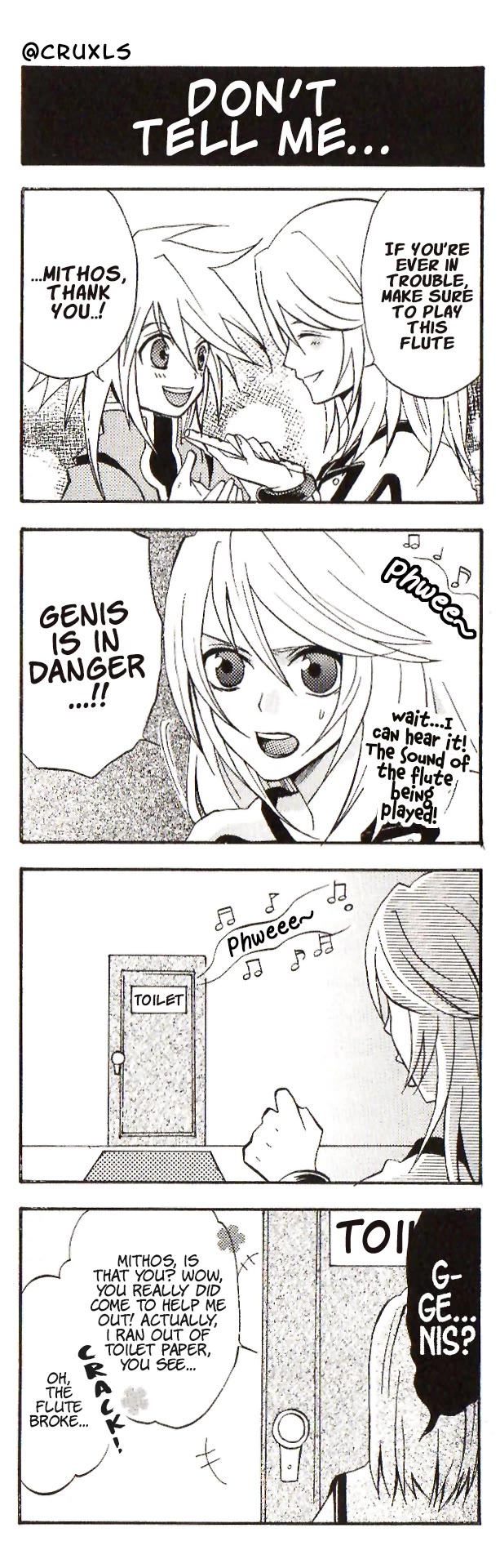 Tales of Symphonia 4koma Kings chapter 12 page 1