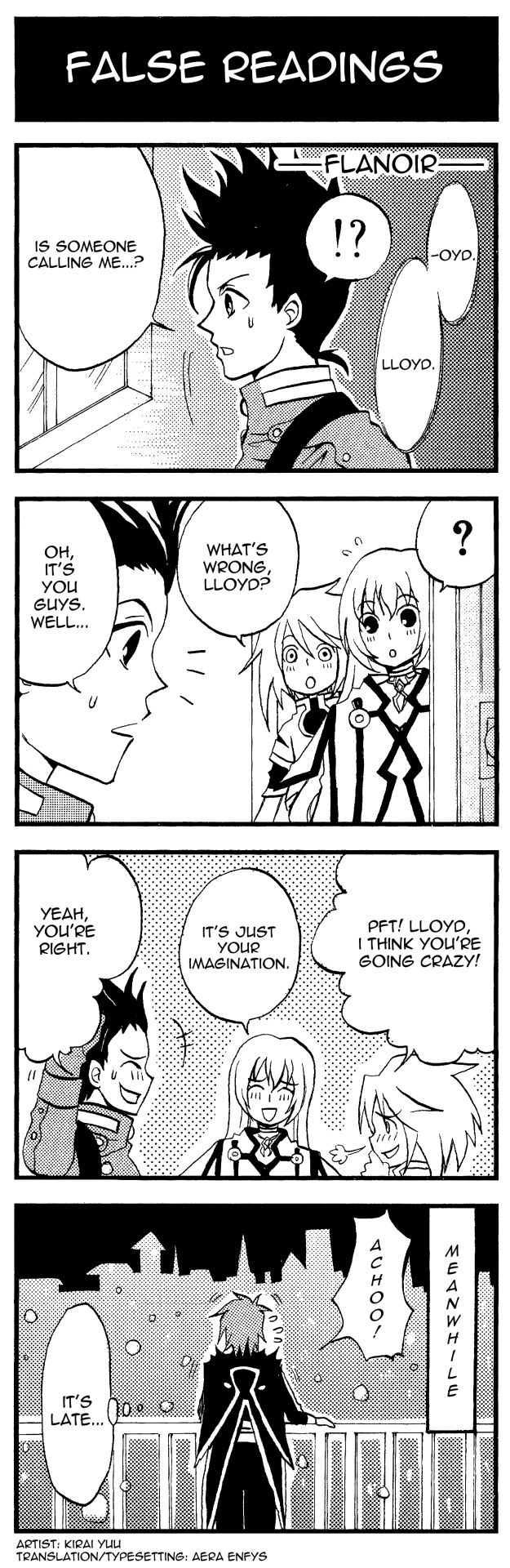 Tales of Symphonia 4koma Kings chapter 2 page 1