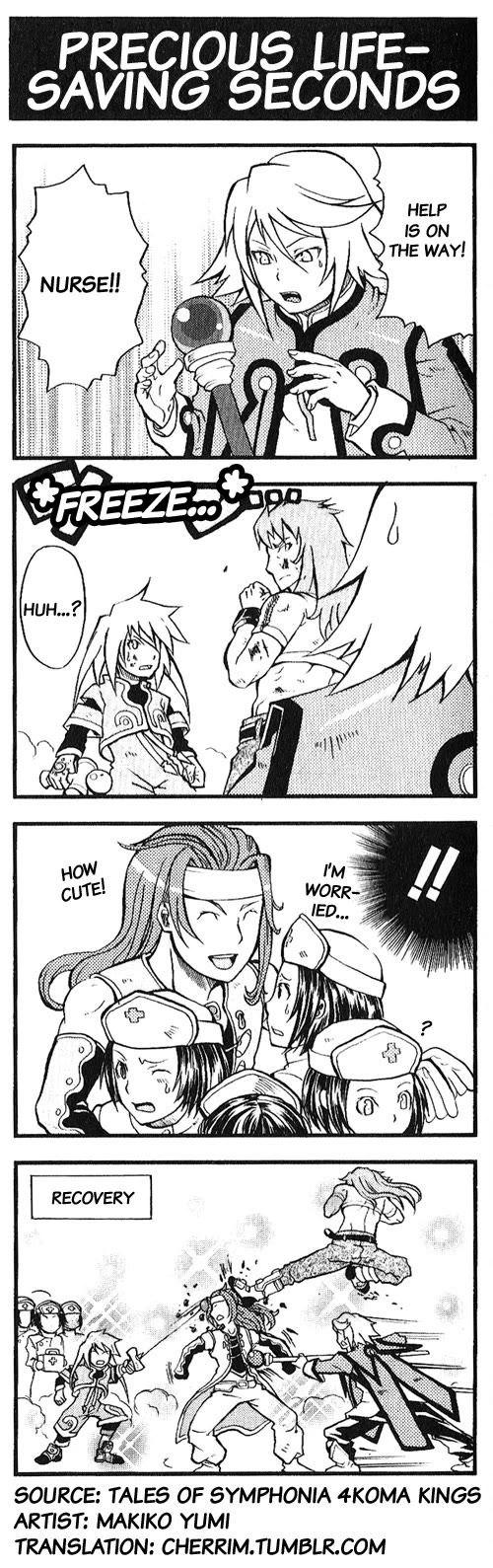 Tales of Symphonia 4koma Kings chapter 9 page 1