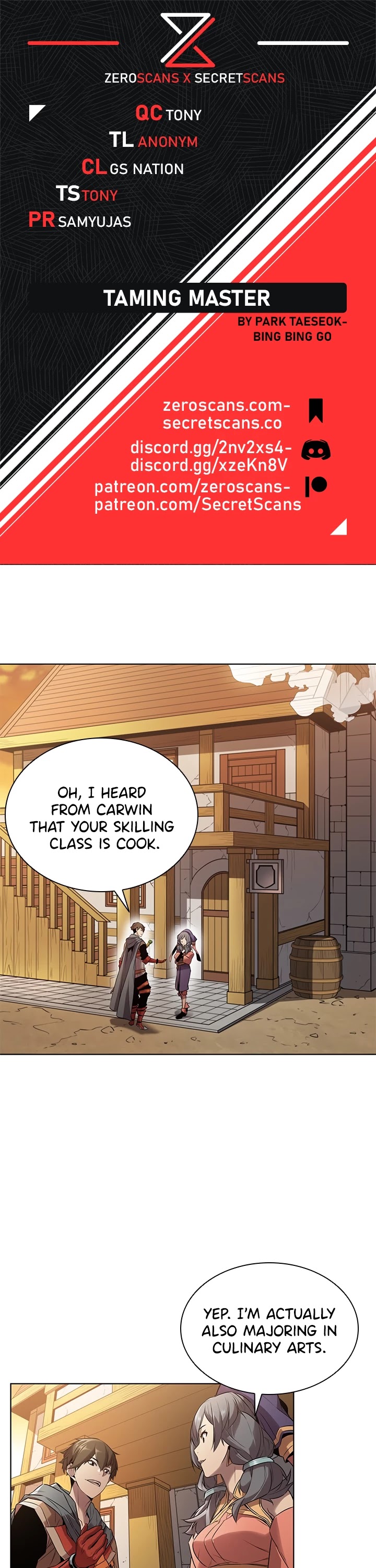 Taming Master chapter 9 page 1