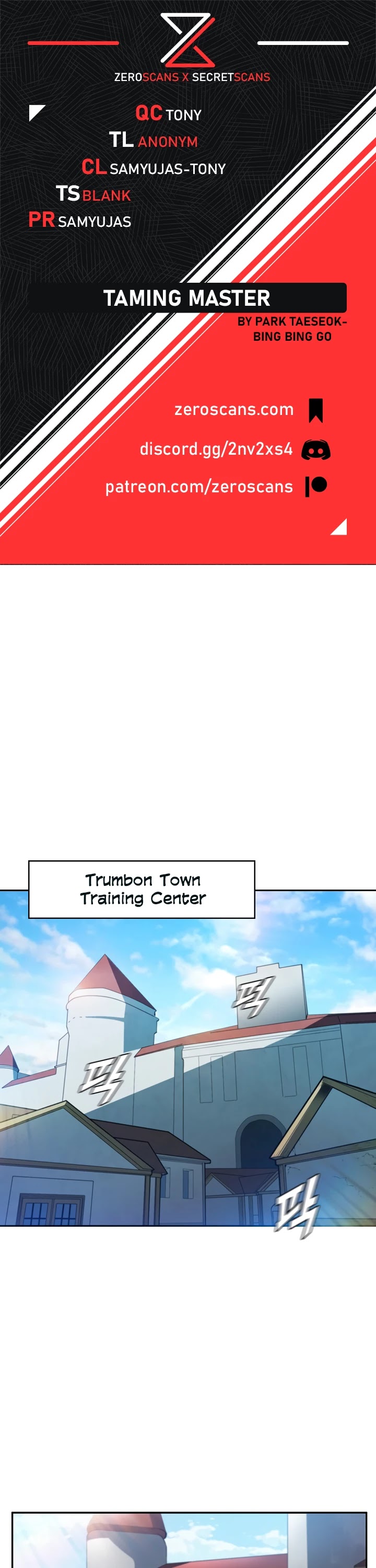 Taming Master chapter 2 page 1