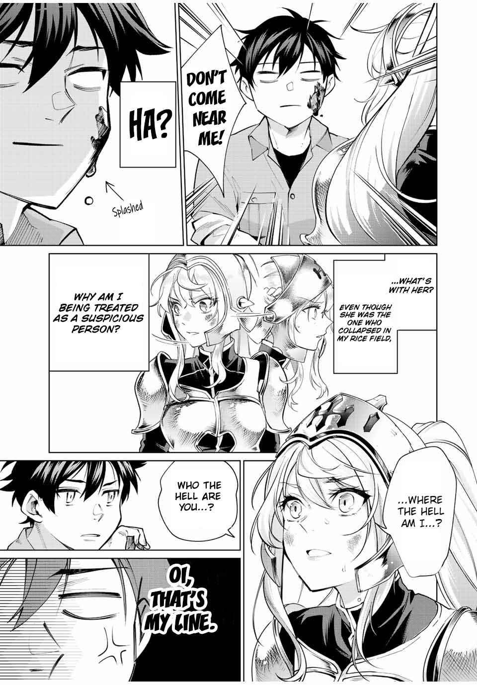 Tanbo de Hirotta Onna Kishi, Inaka de Ore no Yome da to Omowareteiru chapter 1 page 12