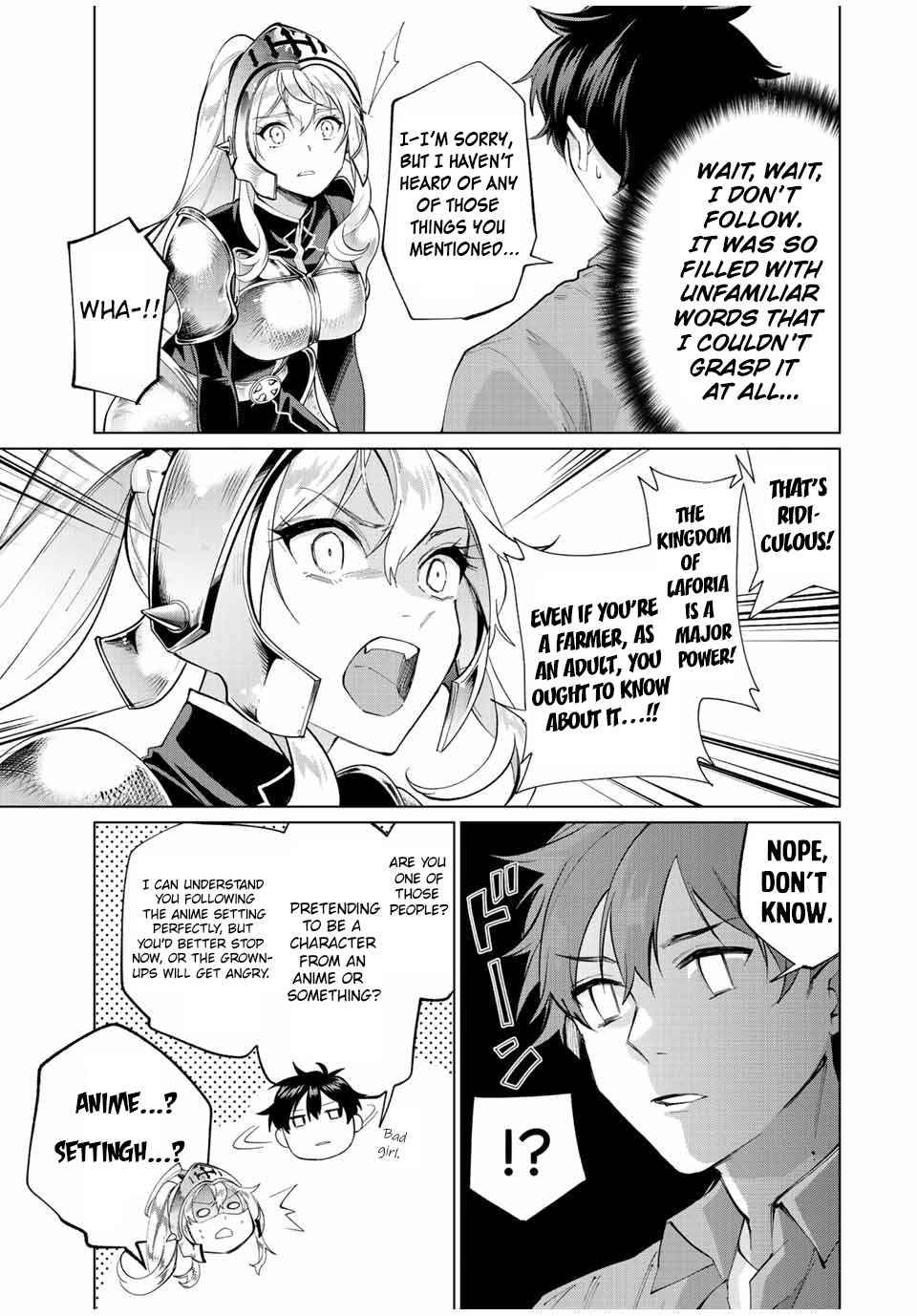 Tanbo de Hirotta Onna Kishi, Inaka de Ore no Yome da to Omowareteiru chapter 1 page 18