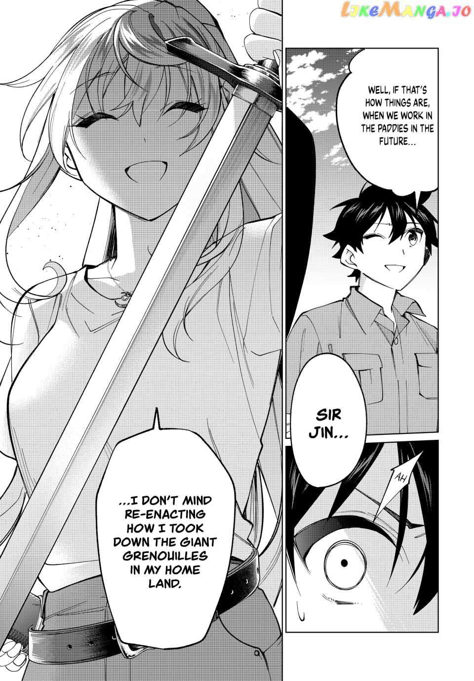 Tanbo de Hirotta Onna Kishi, Inaka de Ore no Yome da to Omowareteiru chapter 17 page 19