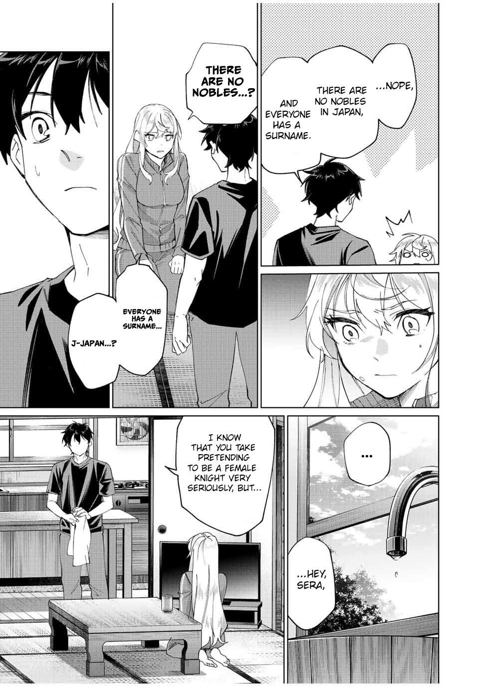 Tanbo de Hirotta Onna Kishi, Inaka de Ore no Yome da to Omowareteiru chapter 3 page 12