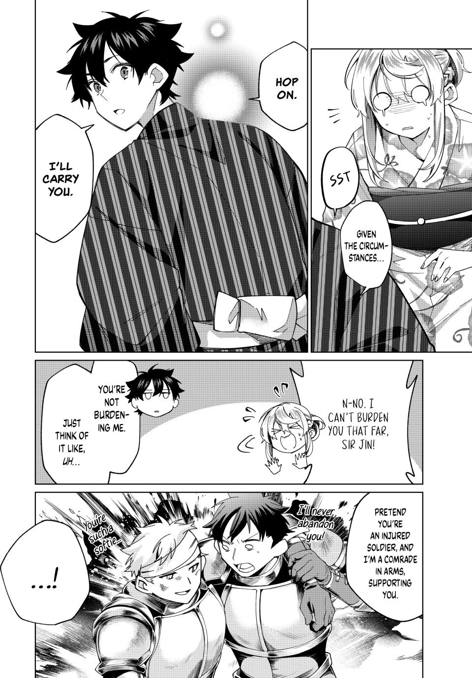 Tanbo de Hirotta Onna Kishi, Inaka de Ore no Yome da to Omowareteiru chapter 38 page 6