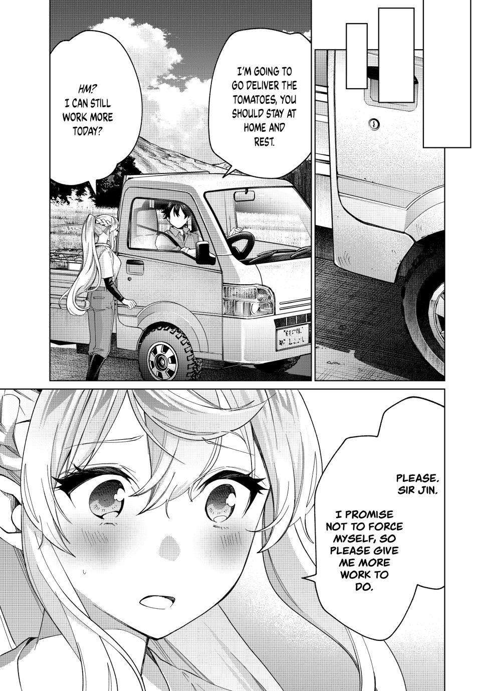 Tanbo de Hirotta Onna Kishi, Inaka de Ore no Yome da to Omowareteiru chapter 39 page 9