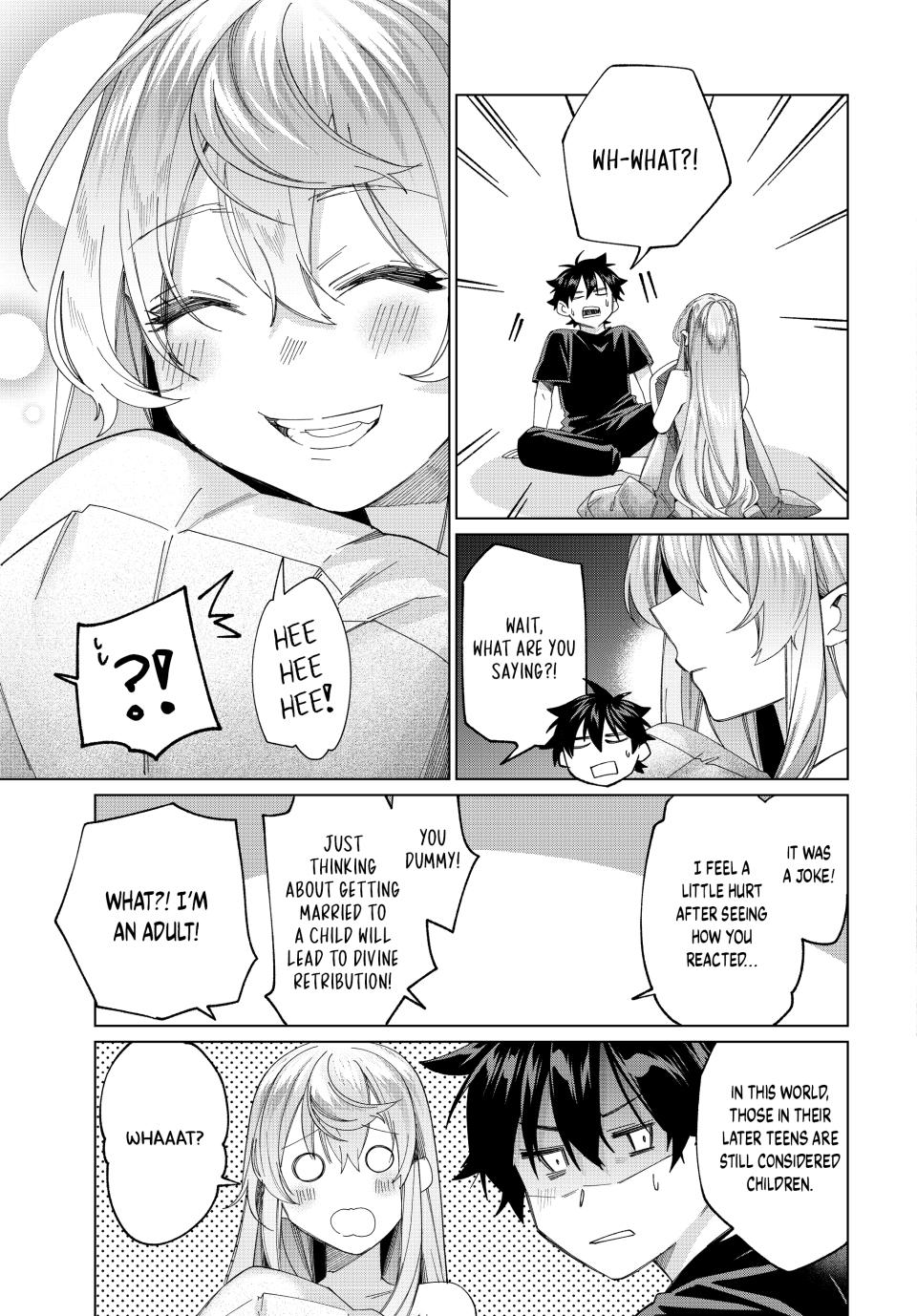 Tanbo de Hirotta Onna Kishi, Inaka de Ore no Yome da to Omowareteiru chapter 42 page 19