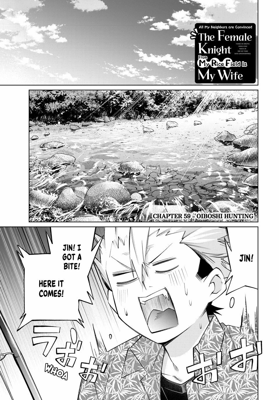 Tanbo de Hirotta Onna Kishi, Inaka de Ore no Yome da to Omowareteiru chapter 59 page 1