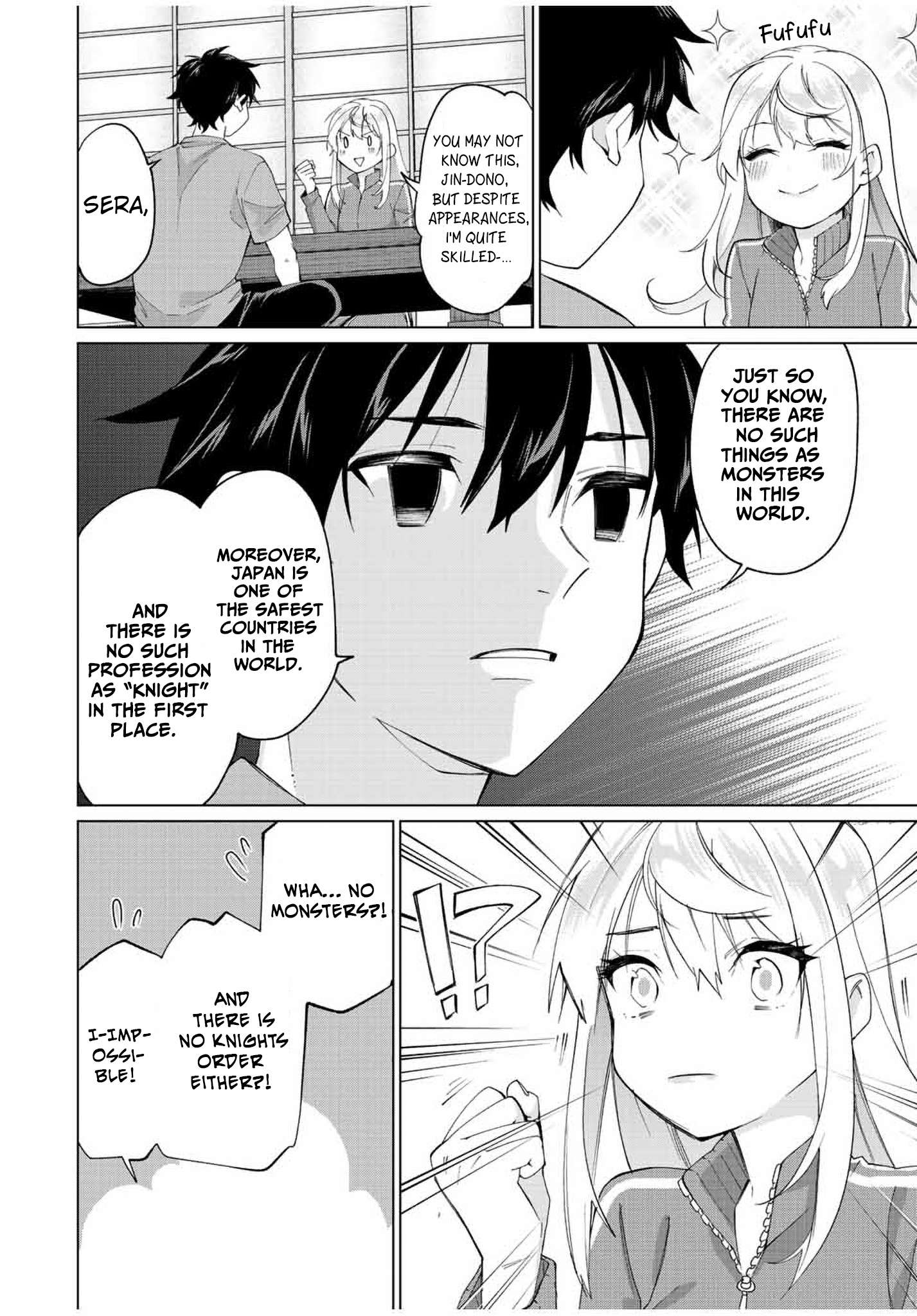 Tanbo de Hirotta Onna Kishi, Inaka de Ore no Yome da to Omowareteiru chapter 7 page 8