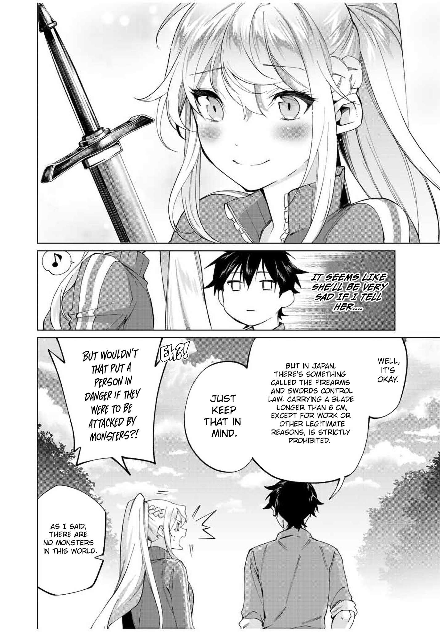 Tanbo de Hirotta Onna Kishi, Inaka de Ore no Yome da to Omowareteiru chapter 8 page 4