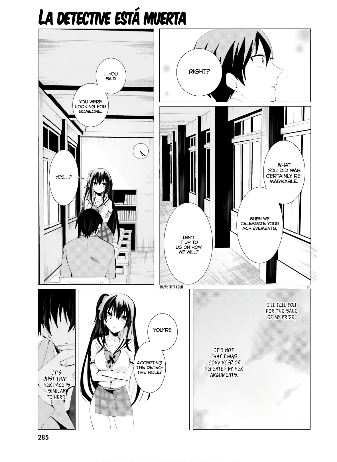 Tantei wa Mou, Shindeiru chapter 1 page 23