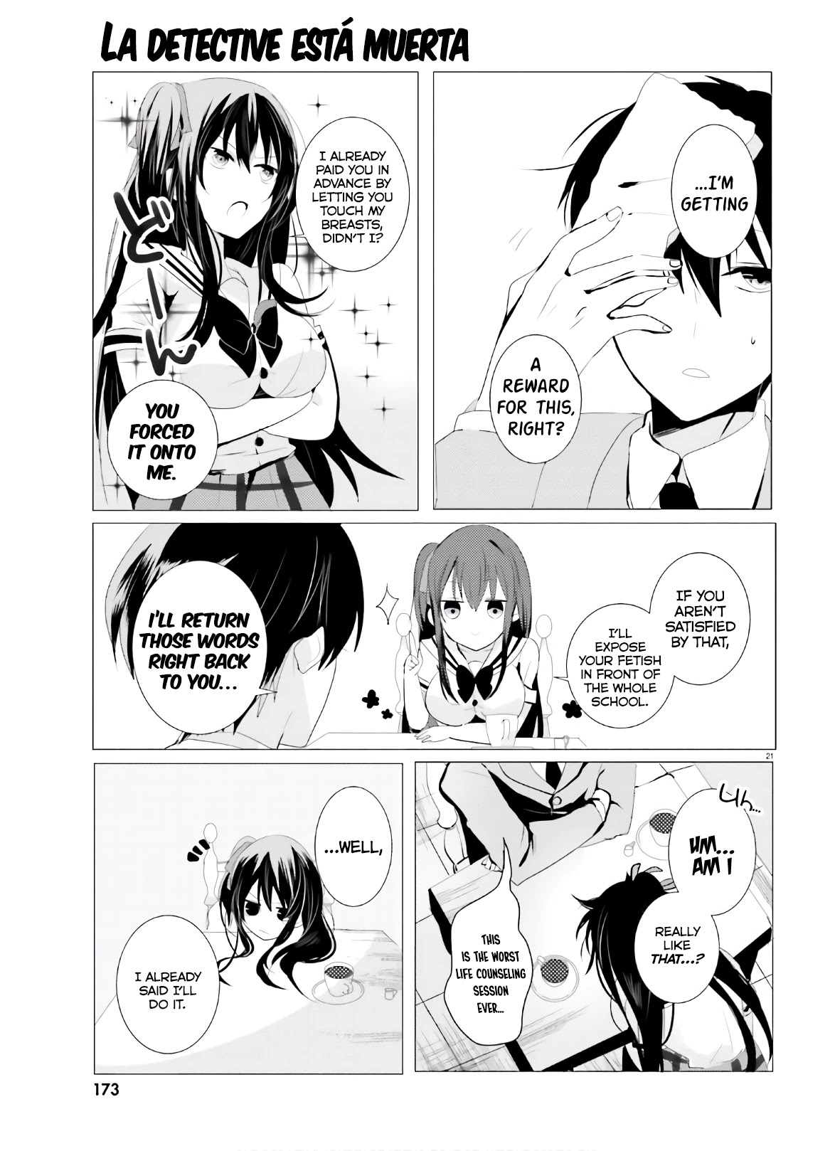 Tantei wa Mou, Shindeiru chapter 2 page 21