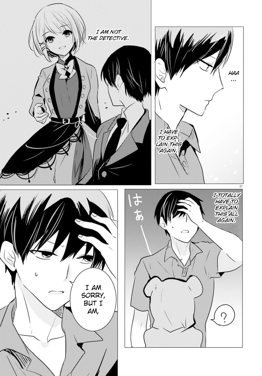 Tantei wa Mou, Shindeiru chapter 9 page 27