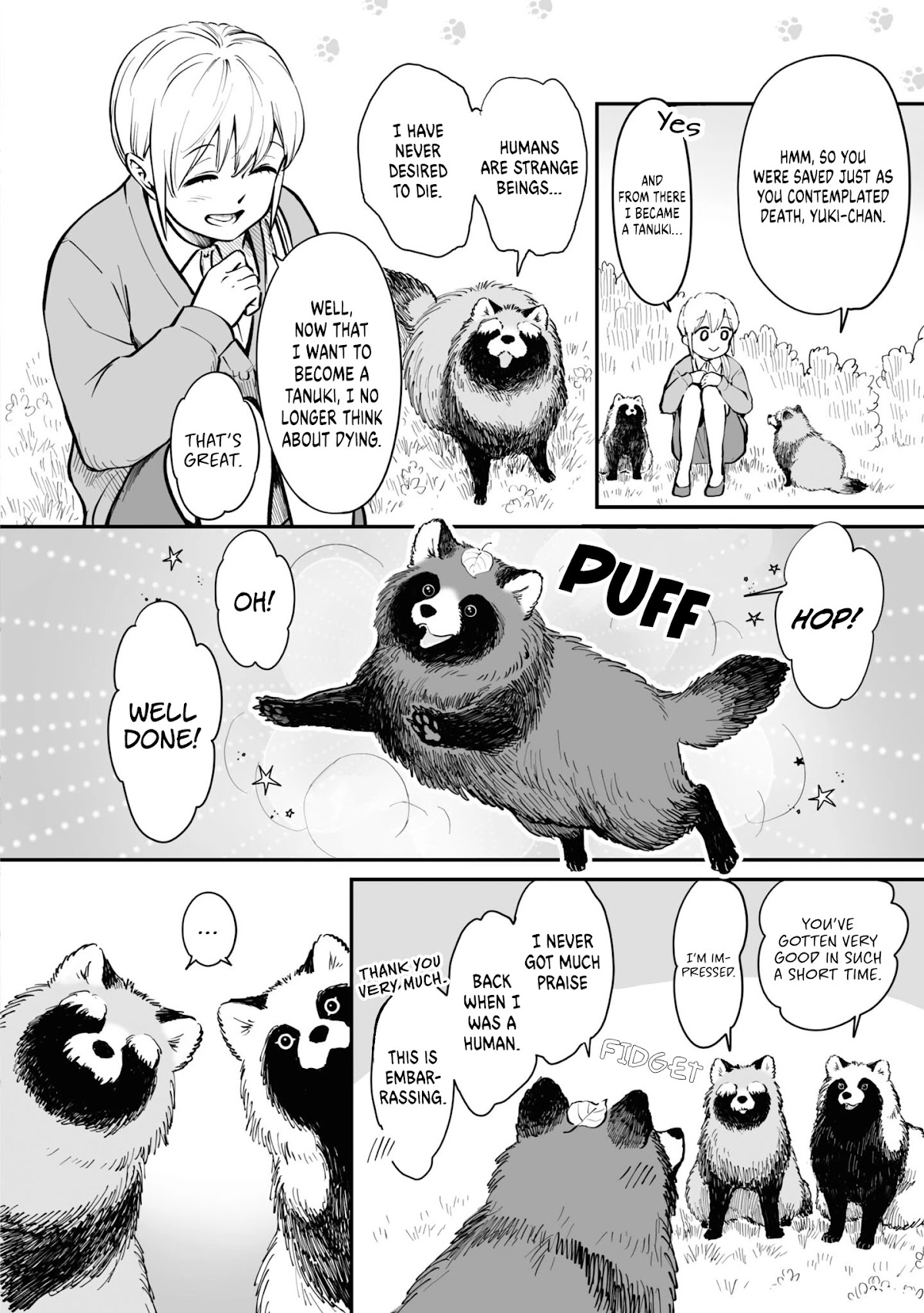 Tanuki chapter 18.5 page 1