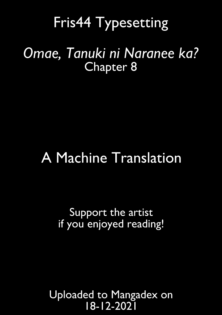 Tanuki chapter 8 page 1