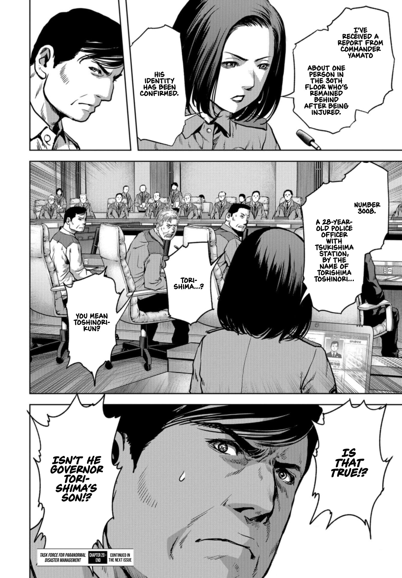 Task Force for Paranormal Disaster Management chapter 20 page 60