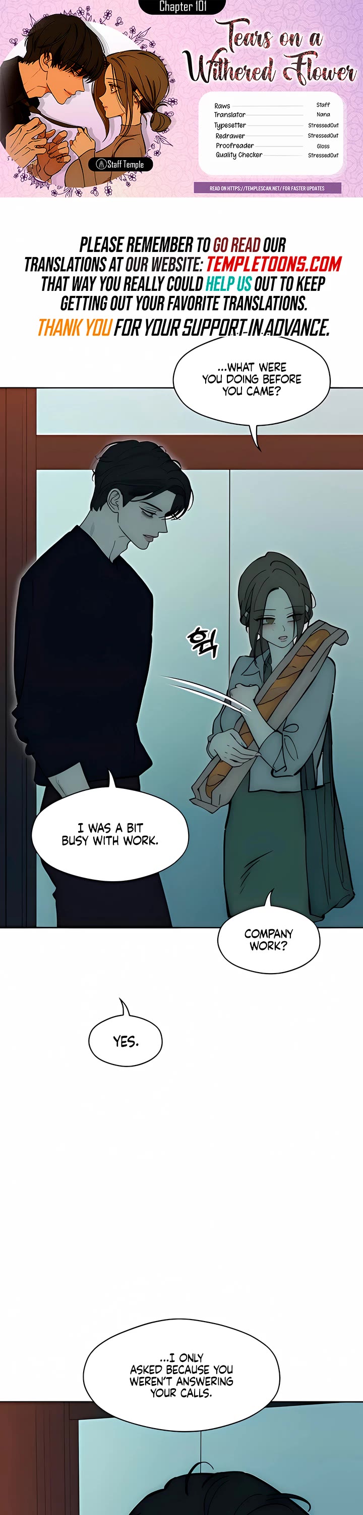 Tears on a Withered Flower chapter 101 page 1