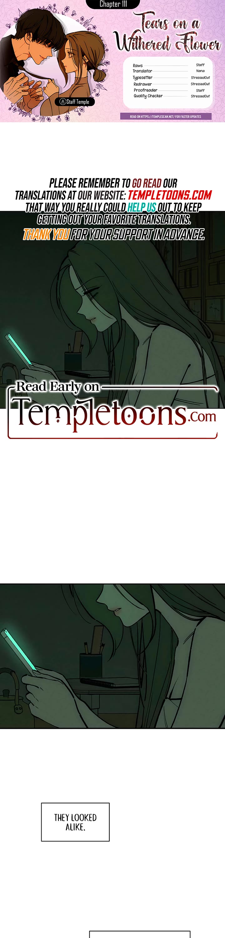 Tears on a Withered Flower chapter 111 page 1