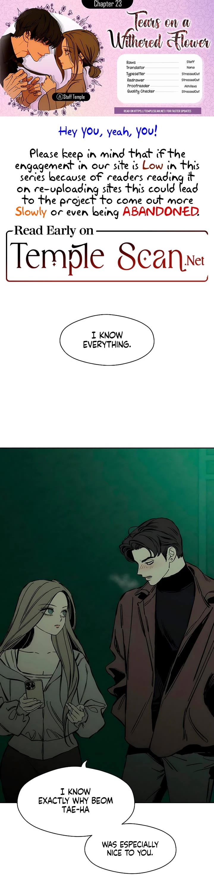 Tears on a Withered Flower chapter 23 page 1