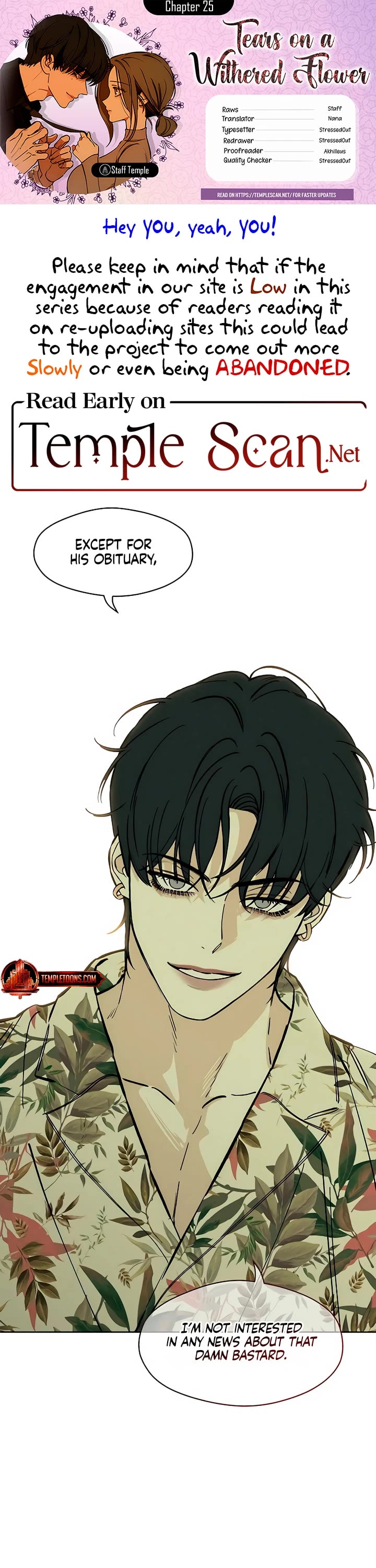 Tears on a Withered Flower chapter 25 page 1