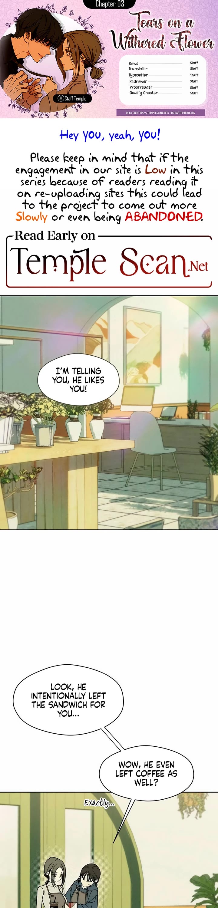 Tears on a Withered Flower chapter 3 page 1