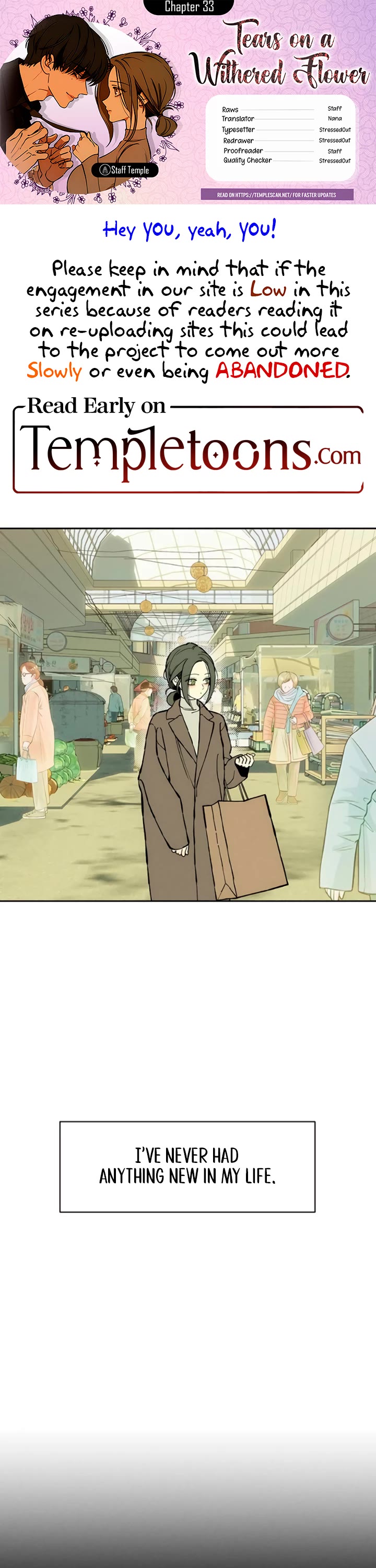 Tears on a Withered Flower chapter 33 page 1