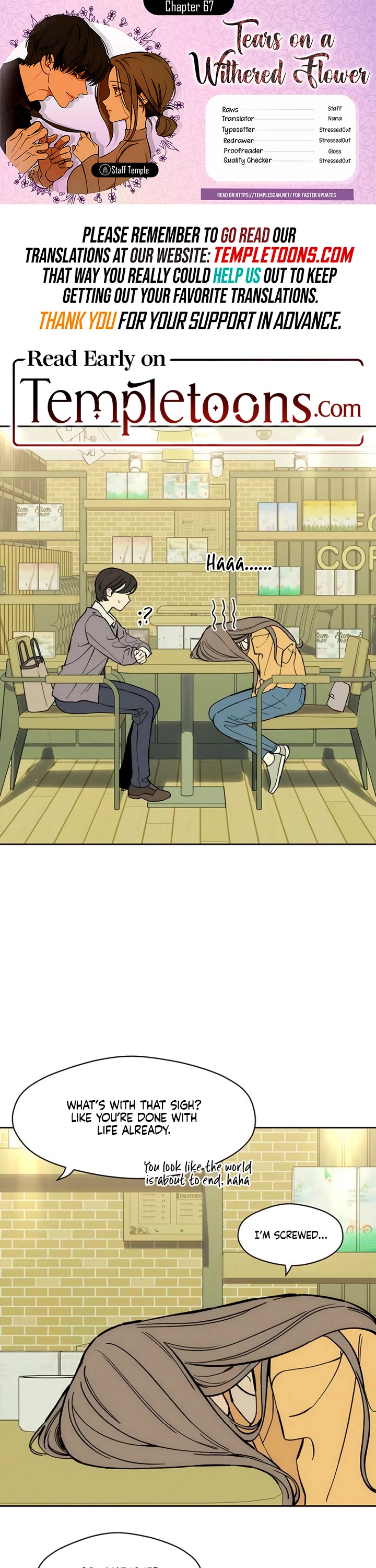 Tears on a Withered Flower chapter 67 page 1