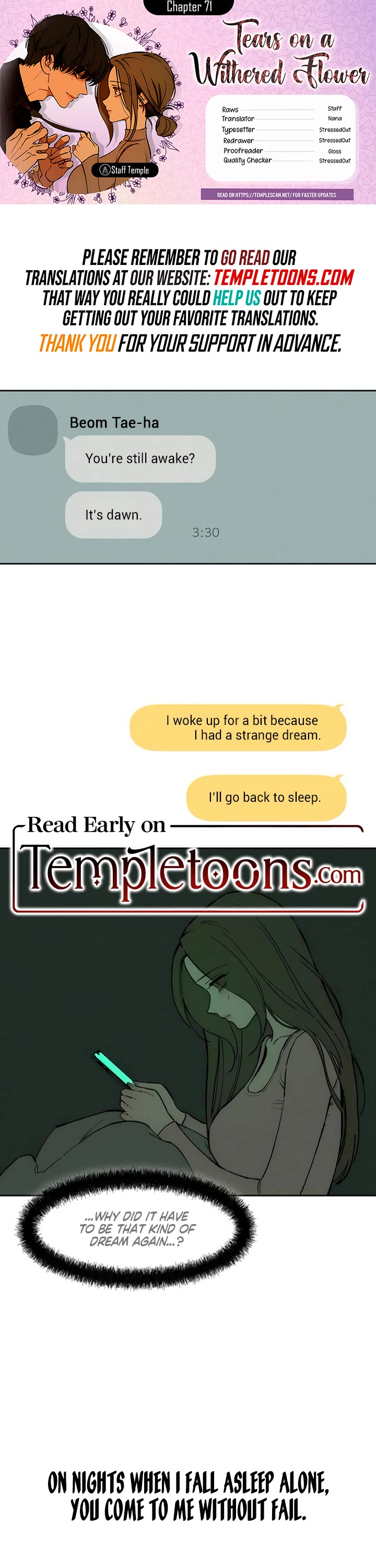 Tears on a Withered Flower chapter 71 page 1