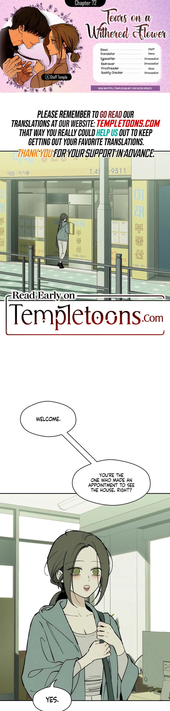 Tears on a Withered Flower chapter 72 page 1