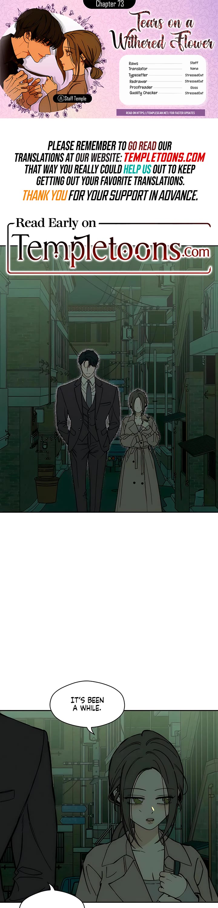 Tears on a Withered Flower chapter 73 page 1