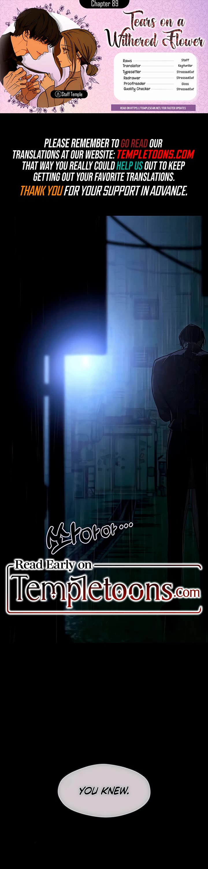 Tears on a Withered Flower chapter 89 page 1