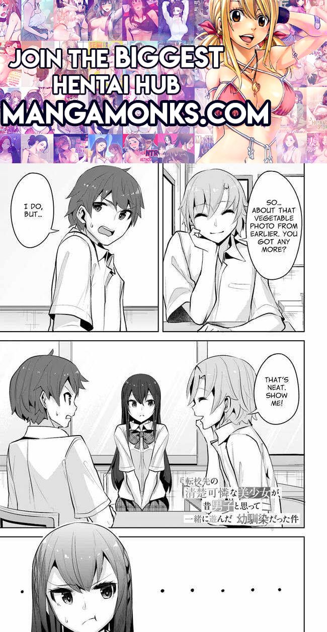 Tenkosaki: The Neat and Pretty Girl at My New School Is a Childhood Friend of Mine Who I Thought Was a Bo chapter 15 page 1