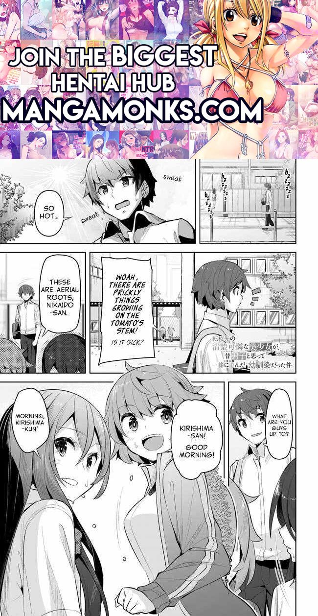 Tenkosaki: The Neat and Pretty Girl at My New School Is a Childhood Friend of Mine Who I Thought Was a Bo chapter 16 page 1