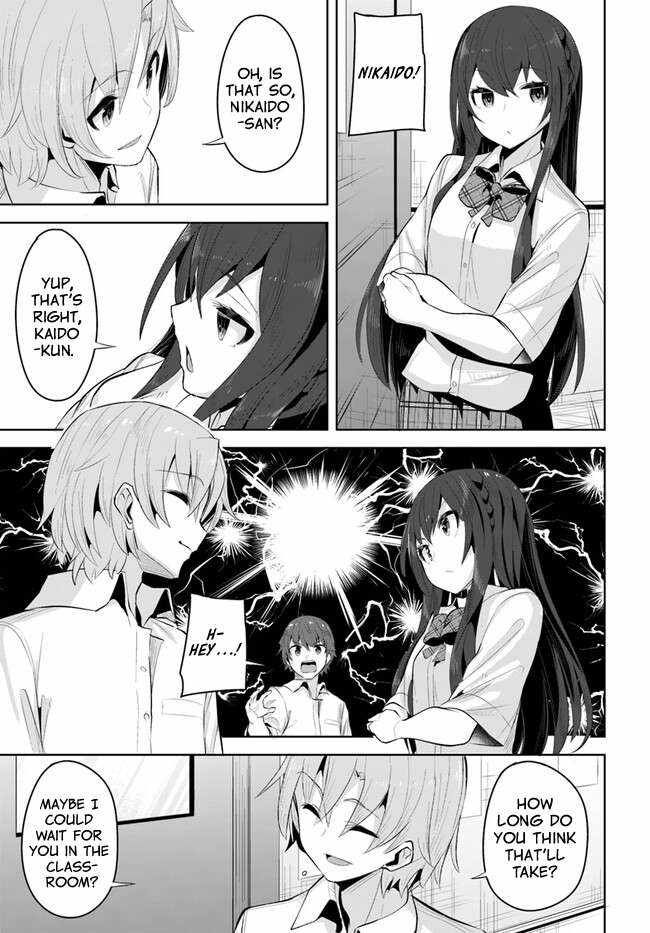 Tenkosaki: The Neat and Pretty Girl at My New School Is a Childhood Friend of Mine Who I Thought Was a Bo chapter 16 page 9