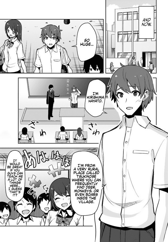 Tenkosaki: The Neat and Pretty Girl at My New School Is a Childhood Friend of Mine Who I Thought Was a Boy chapter 1 page 5