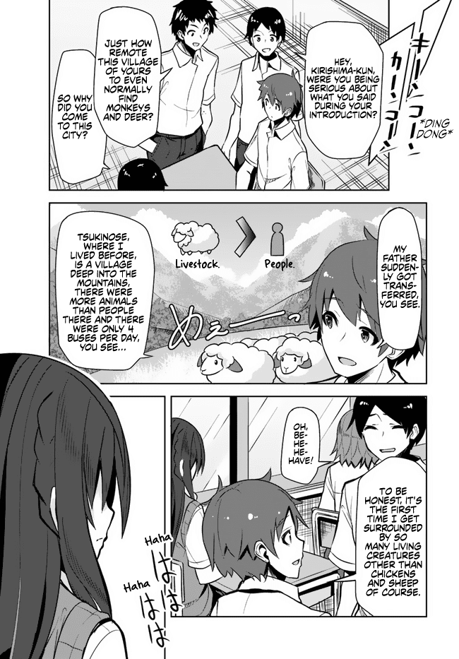Tenkosaki: The Neat and Pretty Girl at My New School Is a Childhood Friend of Mine Who I Thought Was a Boy chapter 1 page 9