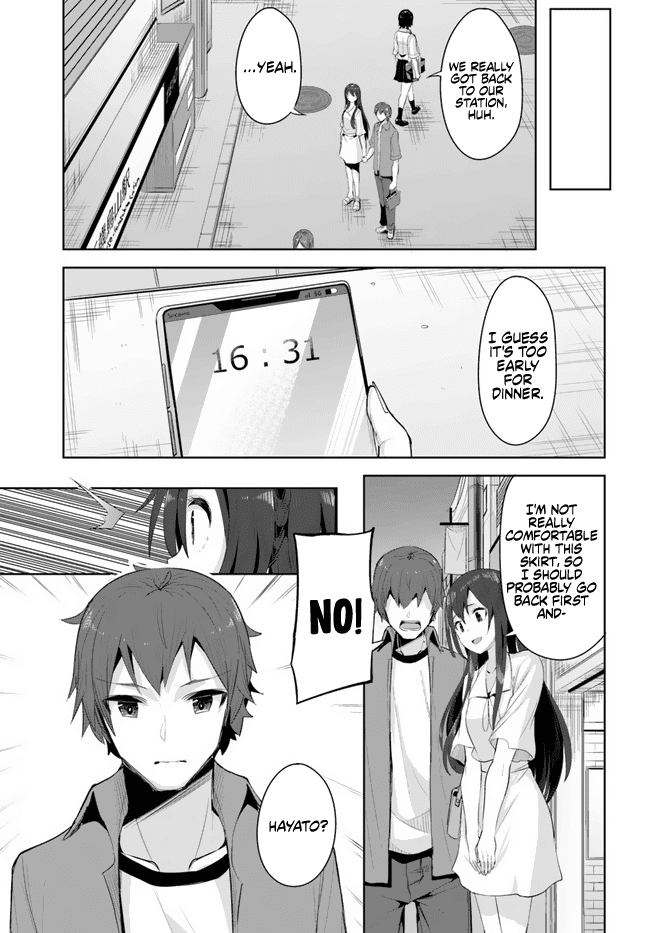 Tenkosaki: The Neat and Pretty Girl at My New School Is a Childhood Friend of Mine Who I Thought Was a Boy chapter 10 page 23
