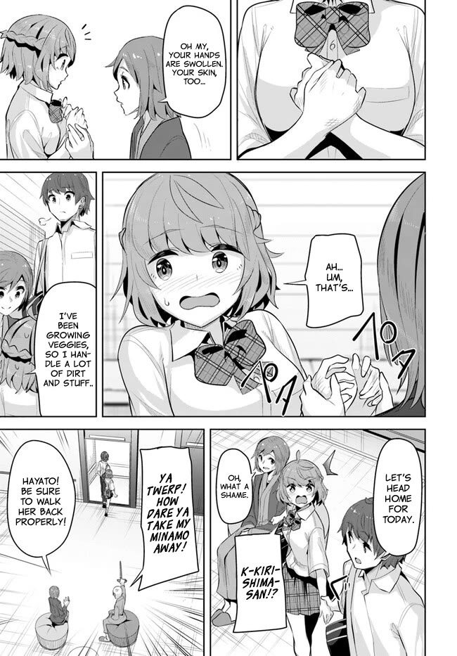 Tenkosaki: The Neat and Pretty Girl at My New School Is a Childhood Friend of Mine Who I Thought Was a Boy chapter 18 page 19