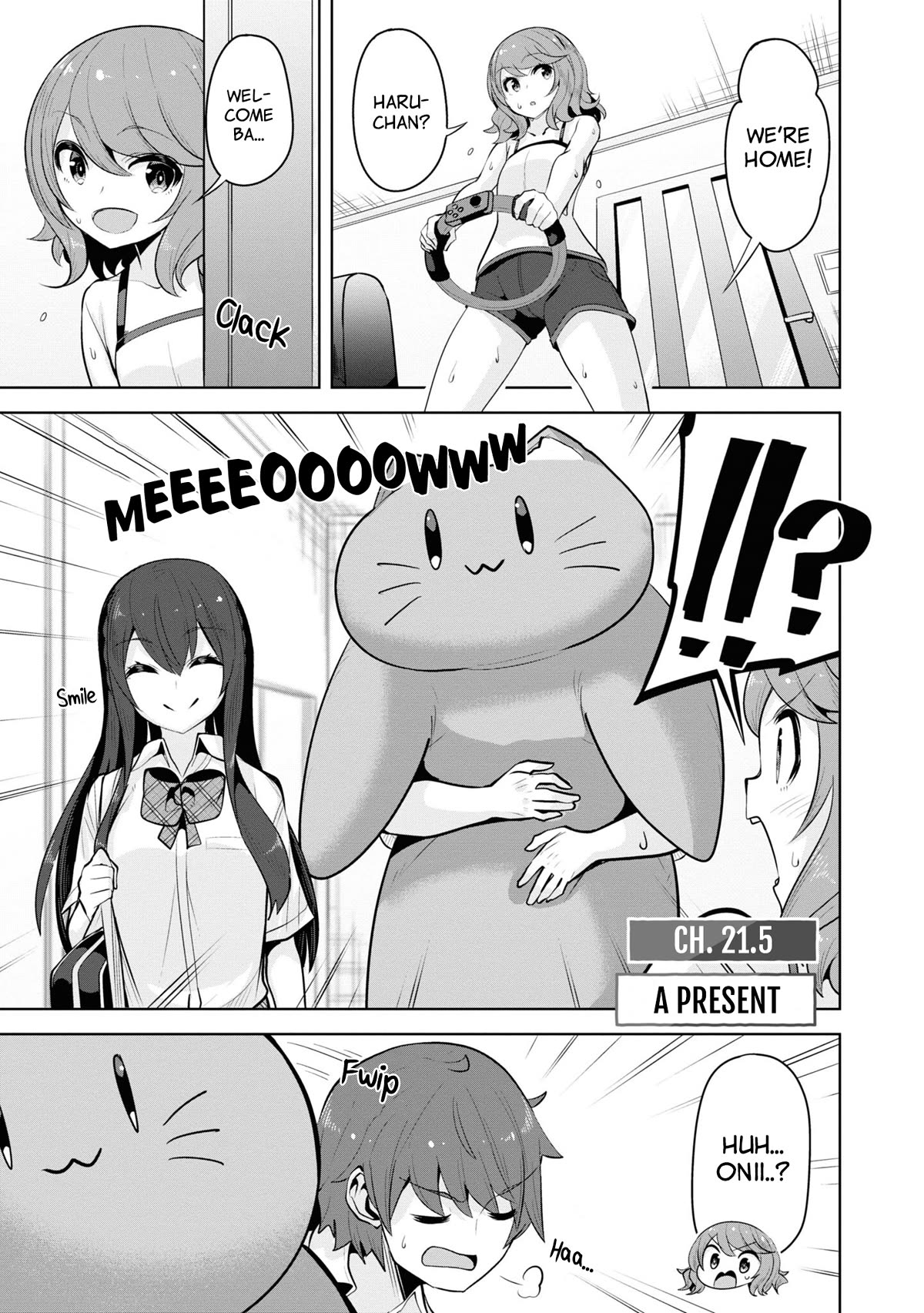 Tenkosaki: The Neat and Pretty Girl at My New School Is a Childhood Friend of Mine Who I Thought Was a Boy chapter 21.5 page 1