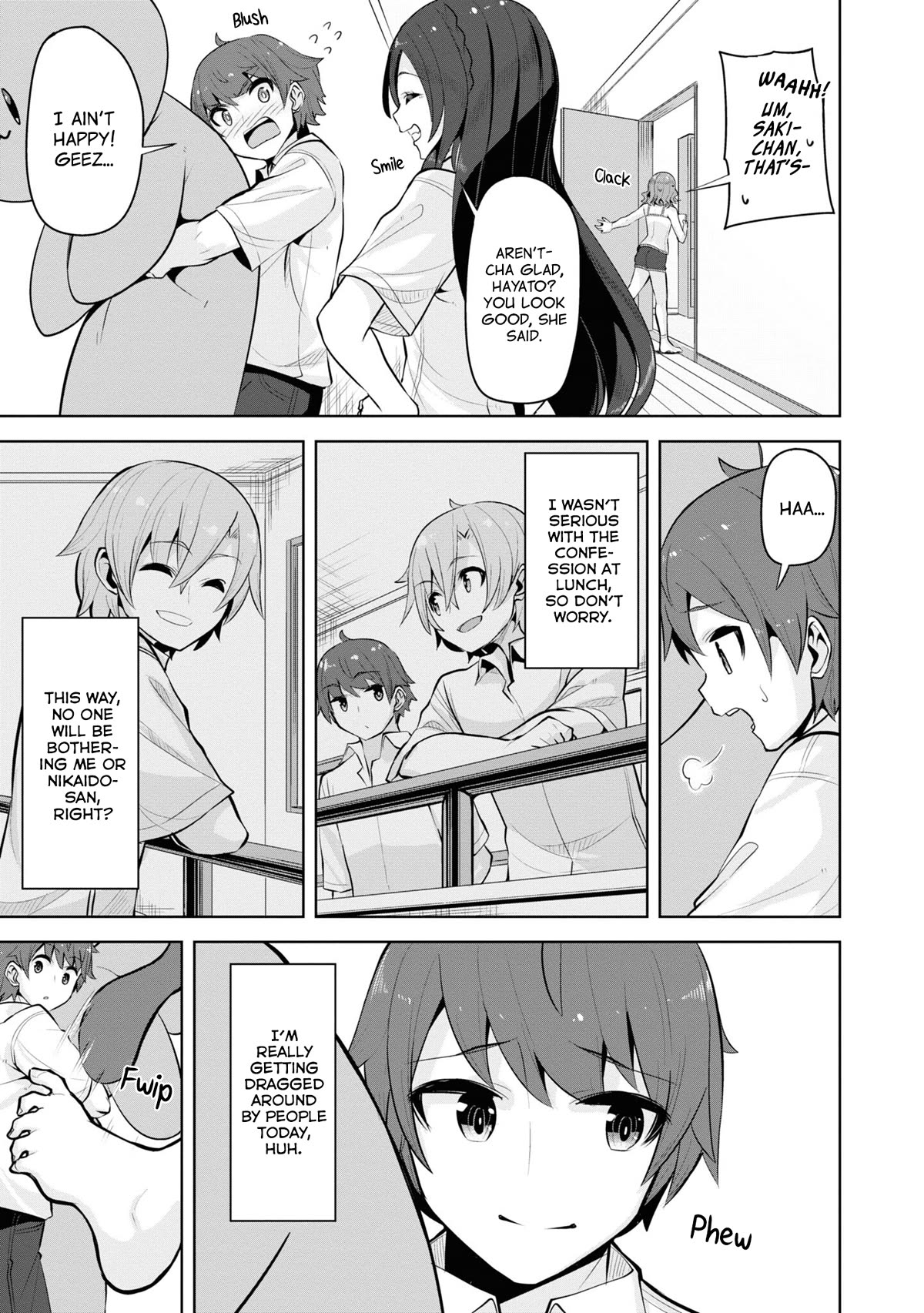 Tenkosaki: The Neat and Pretty Girl at My New School Is a Childhood Friend of Mine Who I Thought Was a Boy chapter 21.5 page 3