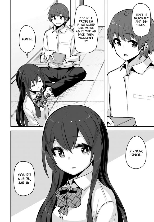 Tenkosaki: The Neat and Pretty Girl at My New School Is a Childhood Friend of Mine Who I Thought Was a Boy chapter 22 page 14