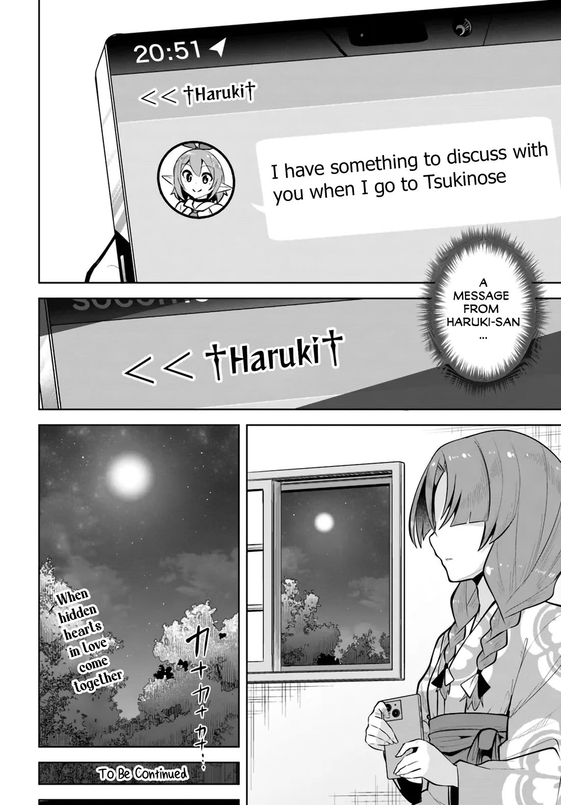 Tenkosaki: The Neat and Pretty Girl at My New School Is a Childhood Friend of Mine Who I Thought Was a Boy chapter 28.5 page 12