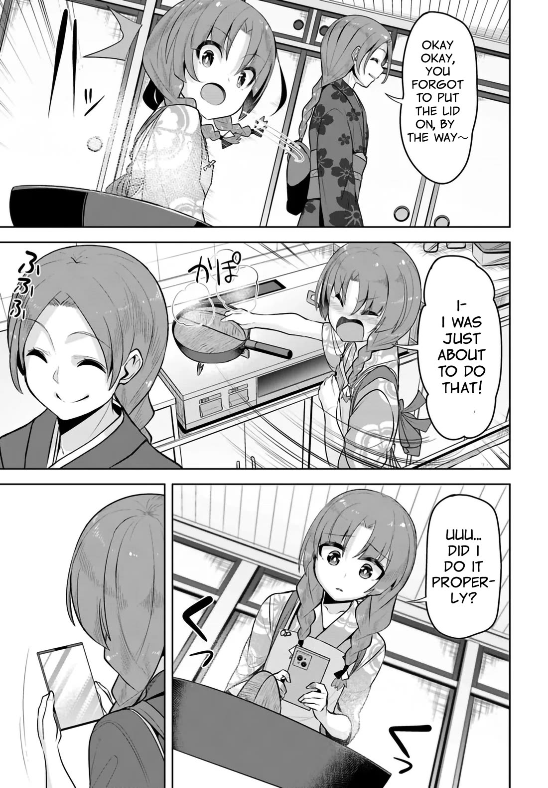 Tenkosaki: The Neat and Pretty Girl at My New School Is a Childhood Friend of Mine Who I Thought Was a Boy chapter 28.5 page 3