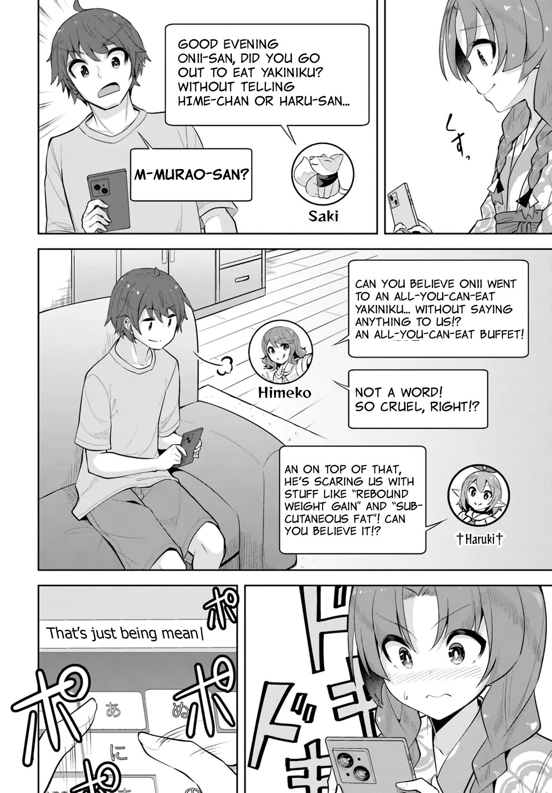 Tenkosaki: The Neat and Pretty Girl at My New School Is a Childhood Friend of Mine Who I Thought Was a Boy chapter 28.5 page 8